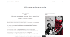 Desktop Screenshot of bibliotecasescolaresentransito.com